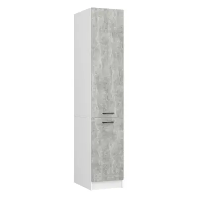 Ak furniture Kuchyňská skříňka OLIVIE 205x40 cm matná bílá/beton