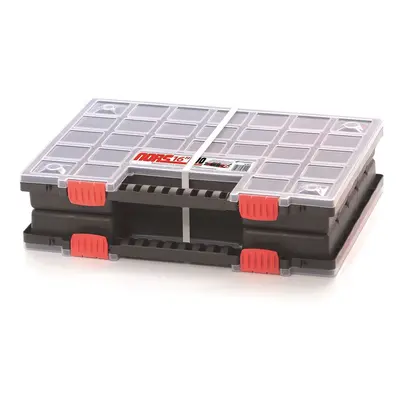 Prosperplast Organizér ZERGOS DUO 39,9 x 30,3 x 10 cm černo-červený