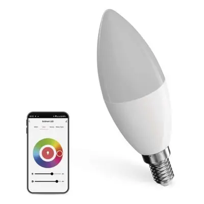 EMOS Chytrá LED žárovka GoSmart E14 4,8W 230V ZigBee RGB stmívatelná