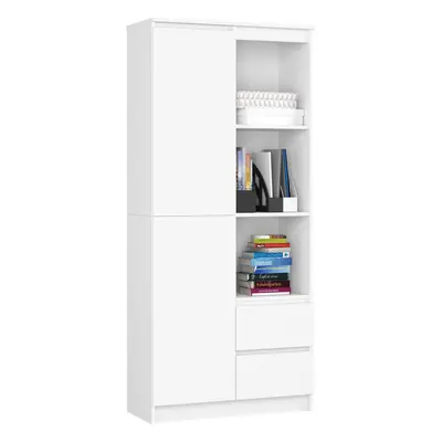 Ak furniture Skříň Rexa 80 cm bílá