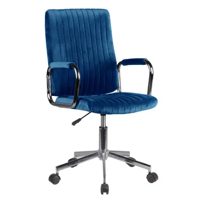 Ak furniture Čalouněné kancelářské křeslo FD-24 modré