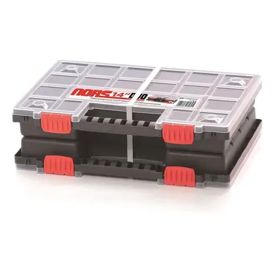 Prosperplast Organizér ZERGOS DUO 34,4 x 24,9 x 10 cm černo-červený