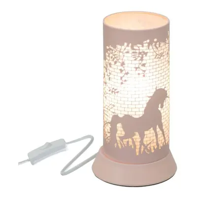 DekorStyle Dětská stolní lampa UNICORN růžová