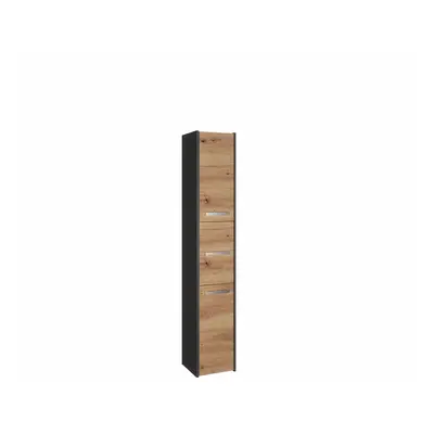 TP Living Koupelnová skříňka S33 170 cm antracit/dub artisan