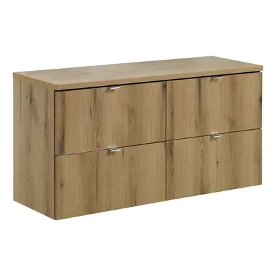 Comad Závěsná skříňka Nova Oak s deskou 120 cm dub coast evoke