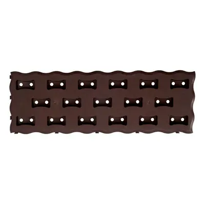 Prosperplast Záhonový chodník Dog 60x20 cm tmavě hnědý