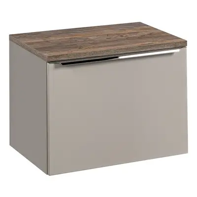 Comad Závěsná skříňka Santa Fe s deskou 60 cm taupe/dub santa fe vintage