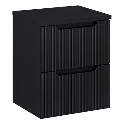 Comad Závěsná skříňka Nova Black I s deskou 50 cm černá