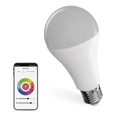 EMOS Chytrá žárovka GoSmart LED E27 14W 230V Wi-Fi RGB stmívatelná