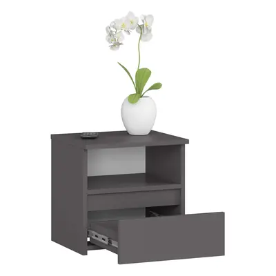 Ak furniture Noční stolek CL1 40 cm grafitově šedý