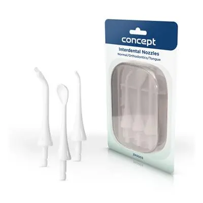 Concept Náhradní hlavice k dentální sprše PERFECT SMILE ZK402x, ZK4030, white, set 3 ks ZK0003