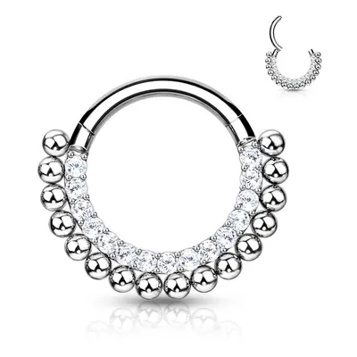 MARRE Segment kruh - helix / cartilage / tragus / septum piercing TITAN