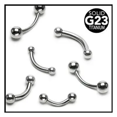 MARRE Piercing do obočí TITAN (3 mm, 1,2 x 12 mm)