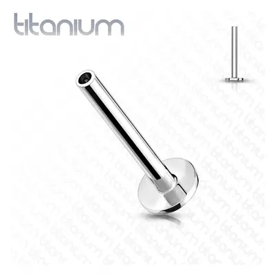 S4U Šperky4U PUSH IN tyčka k labretě TITAN, tl. 1.2mm (1,2 x 5 mm) - TIT1130-1205