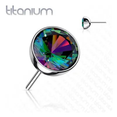 S4U Šperky4U Kamínek k PUSH IN piercing do nosu TITAN (4 mm) - TIT1147VM-040