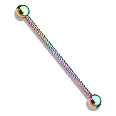 MARRE Industrial piercing 1,6 x 38 mm (duhová)