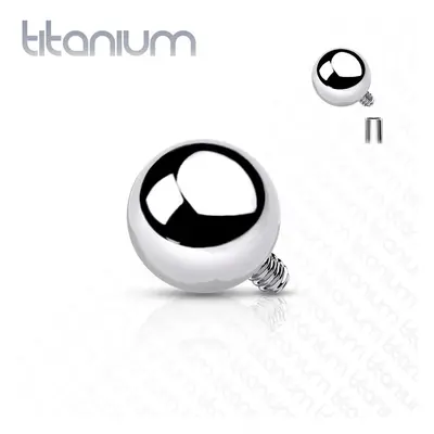 S4U Šperky4U Náhradní kulička k labretě TITAN, závit 1,2 mm (4 mm) - TIT1067-1204