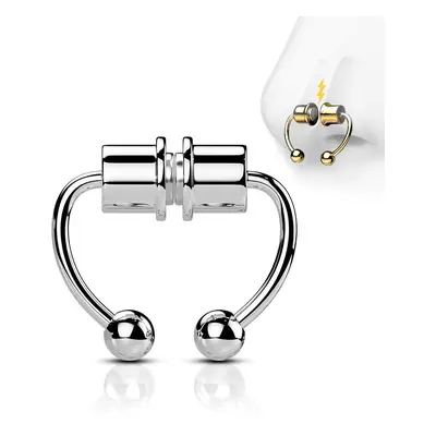 MARRE Falešný magnetický septum piercing do nosu - NS0048-ST