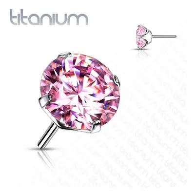 S4U Šperky4U Kamínek k PUSH IN piercing do nosu TITAN (3 mm) - TIT1148P-030