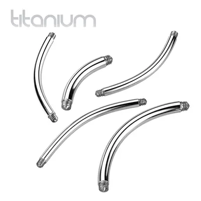 S4U Šperky4U Zahnutá náhradní tyčka TITAN, závit 1,2 mm (1,2 x 6 mm) - TIT1210-1206