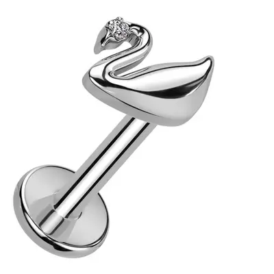 S4U Šperky4U Piercing do brady - labreta TITAN, 1,2 x 8 mm - TIT1268