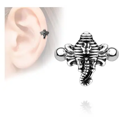 S4U Šperky4U Cartilage piercing do ucha - slon - CP1023