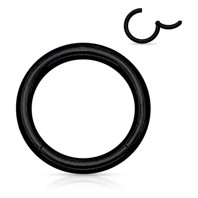 MARRE Piercing segment kruh - černý (1,6 x 6 mm) - K01039K-1606