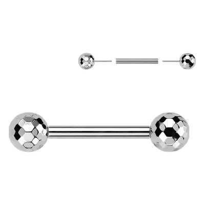 MARRE Piercing do jazyka titan PUSH IN, 1,6 x 16 mm - TIT1316-16165