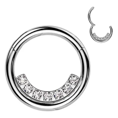 Segment kruh septum / cartilage / tragus piercing (1,2 x 8 mm) - K1047-1208