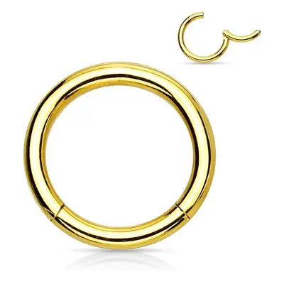 MARRE Piercing segment kruh - zlatý (1,2 x 10 mm) - K01039GD-1210