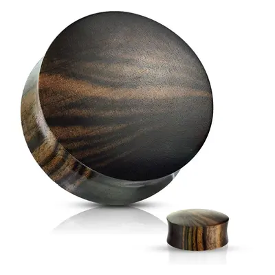 MARRE Plug do ucha Ebony wood (22 mm) - PL01266-22