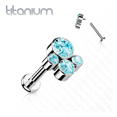 S4U Šperky4U Piercing do brady / ucha TITAN (1,2 x 6 mm) - TIT1188Q-1206