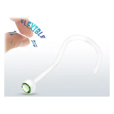 MARRE Piercing do nosu BioFlex (zelená) - N01060-G