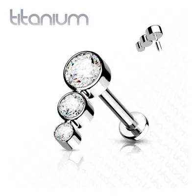 MARRE Piercing do brady / ucha TITAN (1,2 x 6 mm) - TIT1135-1206