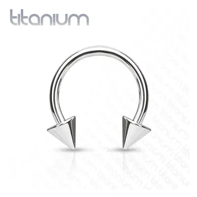 MARRE Piercing - podkova TITAN (1,6 x 11 mm, hroty 4 x 4 mm) - TIT1110-161144