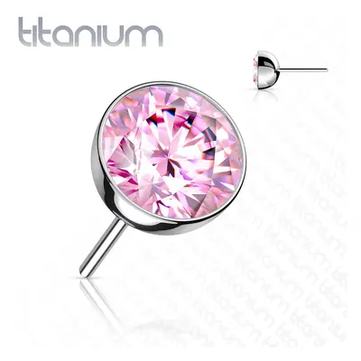 S4U Šperky4U Kamínek k PUSH IN piercing do nosu TITAN (5 mm) - TIT1147P-050