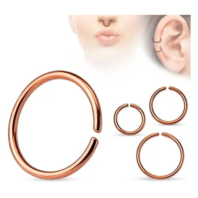 S4U Šperky4U Piercing do nosu - kruh zlacený (1,0 x 11 mm) - N0030-1011