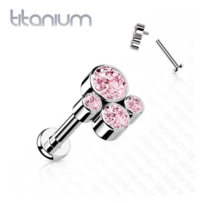 S4U Šperky4U Piercing do brady / ucha TITAN (1,2 x 8 mm) - TIT1188P-1208