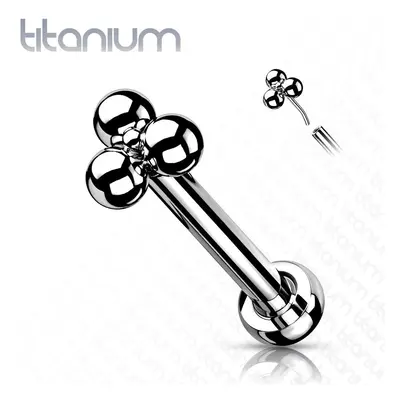 S4U Šperky4U Piercing do brady - labreta titan (1,0 x 8 mm) - TIT1123-1208