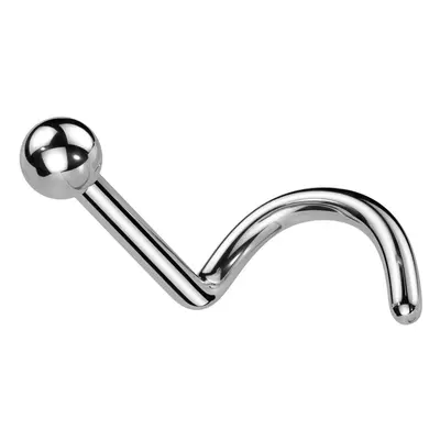 S4U Šperky4U Piercing do nosu kulička - TITAN - TIT1238