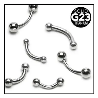 MARRE Piercing do obočí TITAN (4 mm, 1,6 x 10 mm) - TIT1013-16104