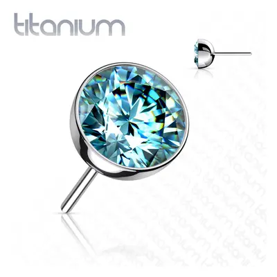 S4U Šperky4U Kamínek k PUSH IN piercing do nosu TITAN (2 mm) - TIT1147Q-020