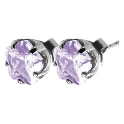 MARRE Naušnice ESSW18 lavender s krystaly Swarovski Elements