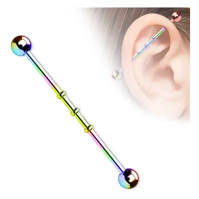 MARRE Industrial piercing (duhová) - ID01014-AB