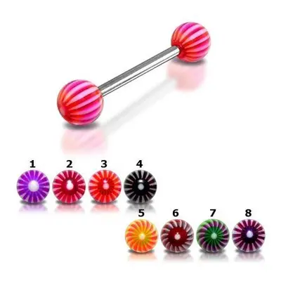 S4U Šperky4U Piercing do jazyka (č. 4) - PJ01104-04