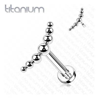 MARRE Piercing do brady / ucha TITAN (1,2 x 8 mm) - TIT1134-1208