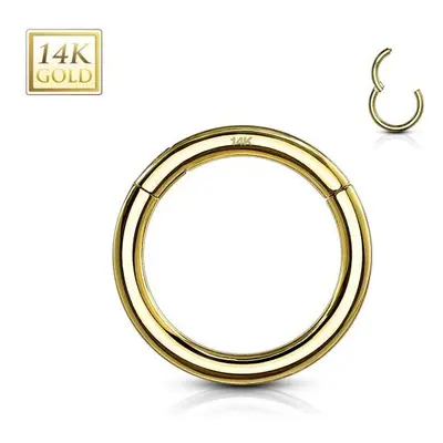 MARRE Zlatý piercing - segment kruh, Au 585/1000 (1 x 6 mm) - ZL01262-YG-1006