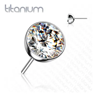 S4U Šperky4U Kamínek k PUSH IN piercing do nosu TITAN (4 mm) - TIT1147C-040