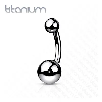 MARRE Piercing do pupíku - banánek malý TITAN (1,6 x 8 mm) - TIT1124-1608