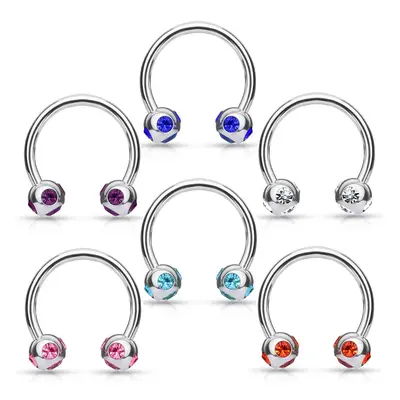 S4U Šperky4U Piercing - podkova (čirá) - PV01002-C